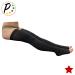 Thigh High 20-30 mmHg Compression Stockings - Open Toe - Black - Reduce Leg Swelling | International Shipping Available - Buy Online on GoSupps.com