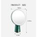 Tanmicoshomy Makeup Mirror with Lights - 31 Inches, 5X Magnification, USB-C Rechargeable, 3 Color Dimmable Lighting, Touch Screen - Green - Buy Online on GoSupps.com