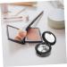 NOLITOY 6pcs Eye Shadow Box Lip Balm Containers Female Empty Eyeshadow Cases Blush Travel Sample Box medium Black - Buy Online on GoSupps.com