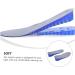 NOLITOY Height Increasing Insoles - Silicone Heel Inserts for Boosted Comfort & Support | Detachable Cushion Lifting Pads for Sports Shoes - Buy Online on GoSupps.com