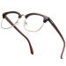 Stylish Half-Frame Computer Blue Light Blocking Glasses