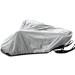 Snowmobile Cover UCARE Upgraded 420D Fabric and Waterproof Snow Machine Sled Cover with Waterproof Strip Snowmobile Storage Cover Fits up to 145 (Grey, 145" L x 51" W x 48" H(368*130*121cm))