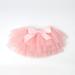 Hoolchean Baby Girls Soft Tutu Skirt & Flower Headband Set | 6-12 Months | Light Pink - Buy Online on GoSupps.com