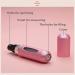 InfantLY Bright 5ml Perfume Atomizer - Portable Mini Aluminum Spray Bottle for Travel - Refillable Cosmetic Container - Buy Online on GoSupps.com