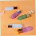 FRCOLOR 2 Pcs Mini Massage Essential Oil Roller Bottles & Facial Scraping Tool Pink Gemstone Perfume Sample Vials (9.35x5cm) - Perfect for International Shipping - Buy Online on GoSupps.com