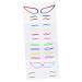 Amosfun 12 Sets Stage Performance Sticker Paper Women Eyeliner Tape Beauty Eyeliner 1 count (Pack of 1) Colorfulx3pcs