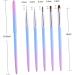 1Pc Nail Dotting Pen Manicure Brush nail Blending Brush nail design pen nail painting pens Nail Brush Pen Nail Pen fingernail brush finger nail brushs Pedicure Pen tool girl 16.6*1cm Picture 3 - Buy Online on GoSupps.com