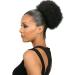 8 Inch Black Big Afro Puff Drawstring Ponytail Hair Extension - Short Curly Hair Bun Pony Puff for Women Girls - Buy Online on GoSupps.com