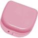 Professional Retainer Case - Portable Dustproof Storage Box for False Teeth & Prosthesis - Night Protection Holder (Rose) - Buy Online on GoSupps.com