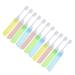 Lurrose children's tools 12th trip toothbrush toothbrushes with bristles toothbrushes soft toothbrush travel foldable toothbrush adult toothbrushes child tongue scrap fold nylon