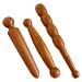 Sherchpry 3st foot massager acupressure massage device Massage sticks made of wood reflex zone massage tools Massage devices made of wood Thai massage red pear body shape acupuncture point dot
