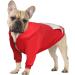 Meioro Warm Dog Hoodies - Cute Zipper Pet Clothes for Small Dogs (L Red) | International Shipping Available - Buy Online on GoSupps.com