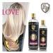 Robson Peluquero Black Love Hair Straightening RP Treatment 1.5L | Brazilian Keratin | Smoothing System for 100% Straight Hair - Buy Online on GoSupps.com