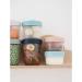 Beaba 12 Storage Pots & 2 Silicone Spoons Set Eucalyptus 100% Airtight | Interlocking Stackable | Freezable | Breast Milk | 2x90ml +4x150ml +6x250ml - Buy Online on GoSupps.com