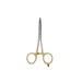Scissor Clamp 5.5in Gold Straight 5.5 Inch Gold - Straight
