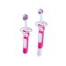 MAM Learn To Brush children's toothbrush set with long handle from 5 months pink 2 pieces (1 pack)