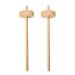 YWNYT 2Pcs Spindle Top Whorl Yarn Spinner Smooth Finish Hand Carved Wooden Tool 12 inche Drop Spindle for Beginners and Advance Users