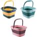 Fioerddtuie Foldable Foot Bath Bucket - Easy to Clean Portable Relaxation at Home & On-the-Go | Durable TPE Design - Buy Online on GoSupps.com