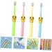 Beavorty 4-Pack Cartoon Toothbrushes for Kids | Manual Travel Oral Care | Ideal Baby Toothbrush - Buy Online on GoSupps.com