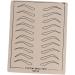 Beavorty 18 Sheets Eyebrow Microblading Skin Vehicle Grab Handles Eyebrow Training Skin Practice Skin - Buy Online on GoSupps.com