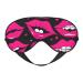 Lips Print Eye Mask Adjustable Straps Blackout Eye Mask Women Men Sleeping Eye Mask Sleep Aid Masks