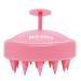 BEILAEEA Shampoo Brush Scalp Care Hair Brush & Body Brush  with Soft Silicone Scalp Massager  Scrubber for Shower  Used for Wet & Dry Use Women Men Child Dandruff Removal and Hair Growth (Pink)