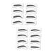 FRCOLOR 64 Pairs 8 brow stencils eye shadows molds eyebrow template female painting eyebrow