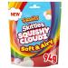 3 x Skittles Squishy Cloudz Chewy Sweets Fruit Flavoured 94g Delicious Tasty And Twisty Treat Gift Hamper For Birthday Christmas Sold By Kidzbuzz