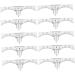 BIUDECO 10pcs Set Microblading Eyebrow Ruler Guide Makeup Stickers Makeup Ruler Tool Make up - Buy Online on GoSupps.com