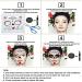 8 Kit Sugar Skull Temporary Face Tattoos for Halloween, Masquerade & Parties - Day of The Dead Makeup Rose Design - Buy Online on GoSupps.com