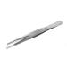 AFTREN Straight Tweezers High Precision Thumb Addressing Tweezers Stainless Steel Serrated Tweezers l Laboratory for Doctor 7.5 Silver