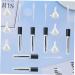 WOONEKY 2 18pcs Clear Mascara Black Mascara Tube Eyebrow Applicator Bottle Empty Mascara Tube - Buy Online on GoSupps.com