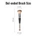 Dual-Ended Foundation Brush - Kabuki & Concealer Brush for Liquid Powder & Cream - Perfect for Blending & Buffing | International Shipping - Buy Online on GoSupps.com