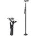 Walking Stick for Elderly Lightweight Aluminum Alloy Foldable Teles Non-Slip Crutches for Elderly Four Legs Walking Stick Handle for Quick Disassembly Easy to Use Journey - Buy Online on GoSupps.com