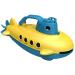 Green Toys 8601032 Submarine Bath Toy Play Boat Sustainable Bath Toy for Children from 6 Months Yellow Blue