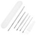 MILISTEN Nose Piercing Kit Ear Cleaning Tool 4 Sets Ear Wax Removal Kit Stainless Steel Wax Remover Set Ear Spoons Brushes Spiral Spring Earpick Earwax Cleaner Earwax Removal Supplies Ear Cleaner