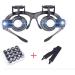 Headband Magnifier 2Led Magnifying Glasses with Light - Magnifier Removable Lenses Headband Magnifier Forehead Magnifier Eyeglass Magnifier for Eyeglass Wearers Reading Crafts Jewelers Sewing Repair - Buy Online on GoSupps.com
