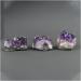 Gift 1pc Natural Quartz Crystal Brazilian Amethyst Cluster Druzy Geode Specimen Stones 2-2.5cm for Full of Texture - Buy Online on GoSupps.com