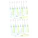 Healvian 20 STK portable toothbrush travel toothbrush toothbrush with soft bristle travel toothbrush cleaning brush daily toothbrush clean supply foldable accessories