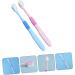 Minkissy 2 Pack Portable Toothbrush for Kids & Adults - Pink & Blue - Safe & Convenient Oral Care - Buy Online on GoSupps.com