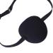 YOOJOO Eye Patch Comfortable Adjustable Concave Shape 3D Foam Single Eye Mask for Lazy Eye Amblyopia Strabismus Black