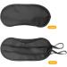 6 Pack Black Blindfold Eye Mask Cover with Nose Pad - Adjustable Strap for Sleep, Travel, Games - Team Building Party Supply for Women, Men, Kids - Buy Online on GoSupps.com