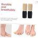 JEWEDECO 2 Pairs Silicone Gel Toe Sleeves Protectors - Soft & Flexible 4x2.5cm - Buy Online on GoSupps.com