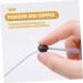 Housoutil Schnapps Glass - 20 Pairs Anti-Cover Glass Holders & Accessories | Black Silica Glasses Ears Anti-Clip - Buy Online on GoSupps.com