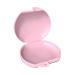 (2PCS) JJOVCE Retainer Cases - Orthodontic Mouthguard Case Dental Retainer Case Aligners Case (Pink)