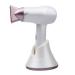 Wireless Hair Dryer Rechargeable Cordless Hair Dryers Portable Travel Hairdryer Hot/Cold Wind Fast Charge 5000Mah Rechargeable Battery White