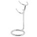Stylish Stainless Steel Shaving Stand & Brush Holder - Practical Bathroom Solution for Men - Buy Online on GoSupps.com