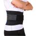 Orthopedic Lower Back Support Belt for Men & Women - Pain Relief Corset Brace Elastic Stripes S-6XL (XXXL/XXXL Black) - Buy Online on GoSupps.com