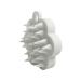 Shurzzesj scalp peeling shampoo massage device brushwear shower hair brush for hair growth silicone face washer for adults men women white