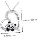CALLARON 1pc Heart Panda Necklace Necklaces Unique Necklace Neck Chain Pendant Woman Alloy Decorate - Buy Online on GoSupps.com